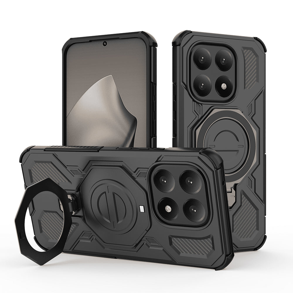 Pouzdro pro Xiaomi 15T, Techsuit, Carbon Shield Pro, Černé