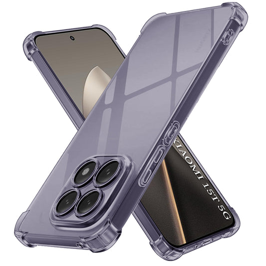 Pouzdro pro Xiaomi 15T, Techsuit, Shockproof Clear, Černá