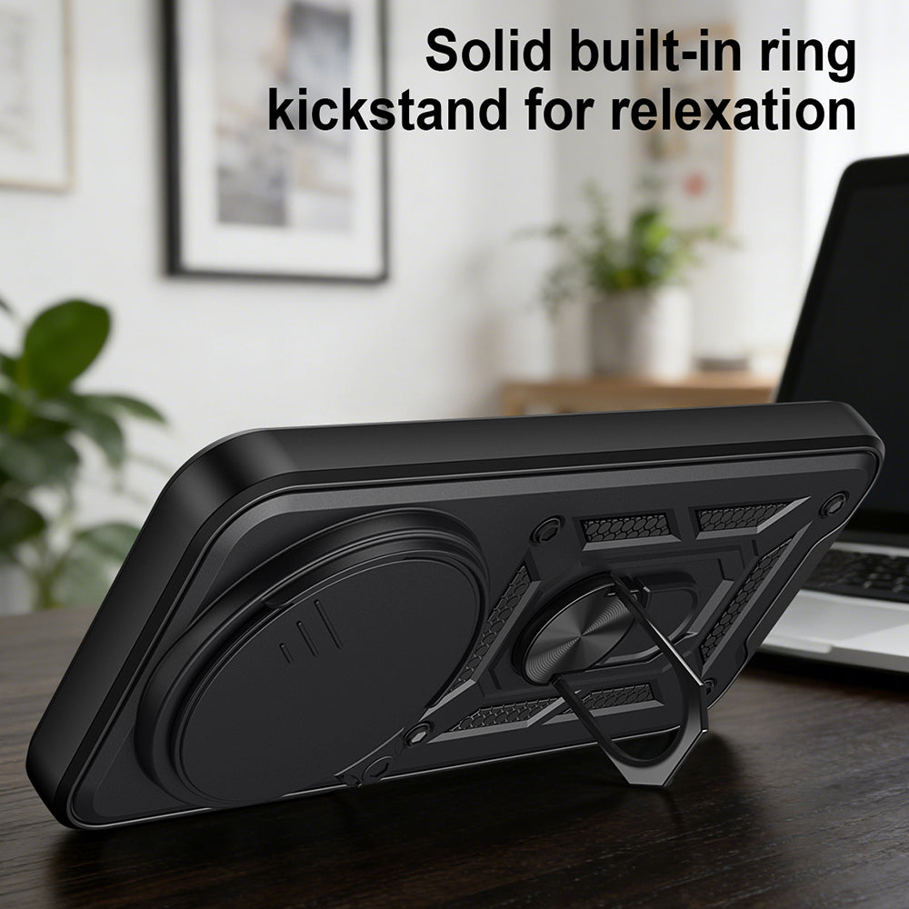 Pouzdro pro Xiaomi 17 Ultra, Techsuit, CamShield, Černá