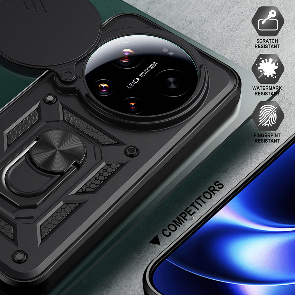 Pouzdro pro Xiaomi 17 Ultra, Techsuit, CamShield, Černá