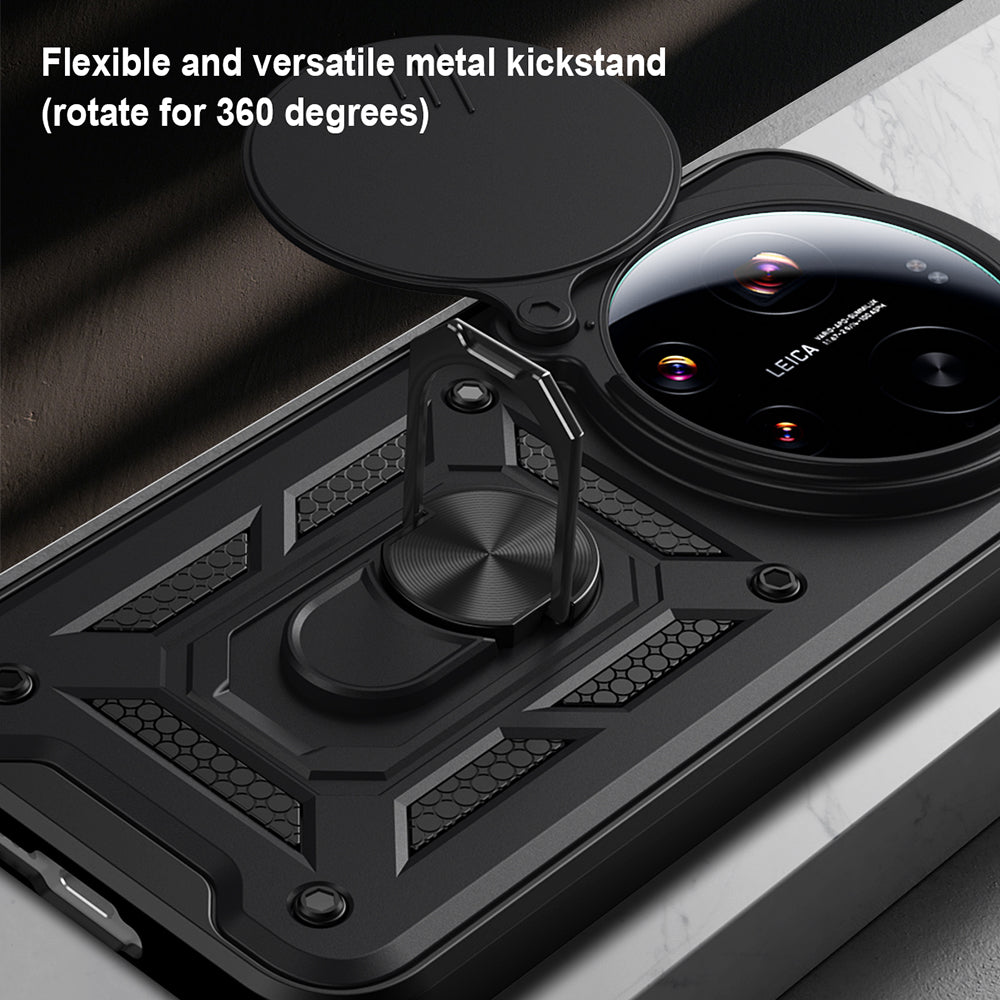 Pouzdro pro Xiaomi 17 Ultra, Techsuit, CamShield, Černá