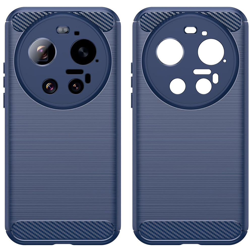 Pouzdro pro Xiaomi 17 Ultra, Techsuit, Carbon, Modrá