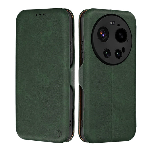 Pouzdro pro Xiaomi 17 Ultra, Techsuit, Safe Wallet Plus, Zelené