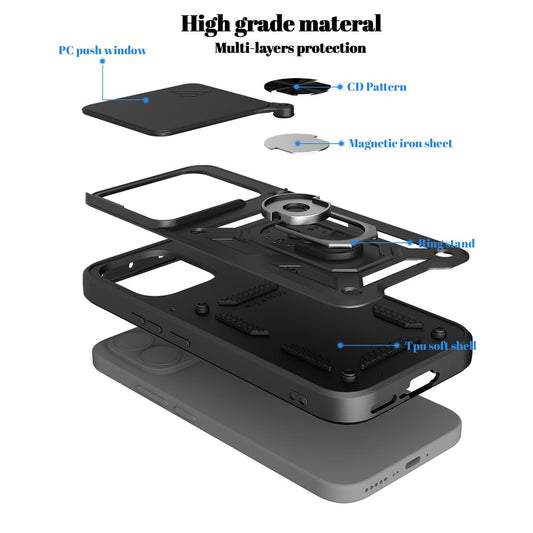 Pouzdro pro Xiaomi 17T, OEM, CamShield, Černé