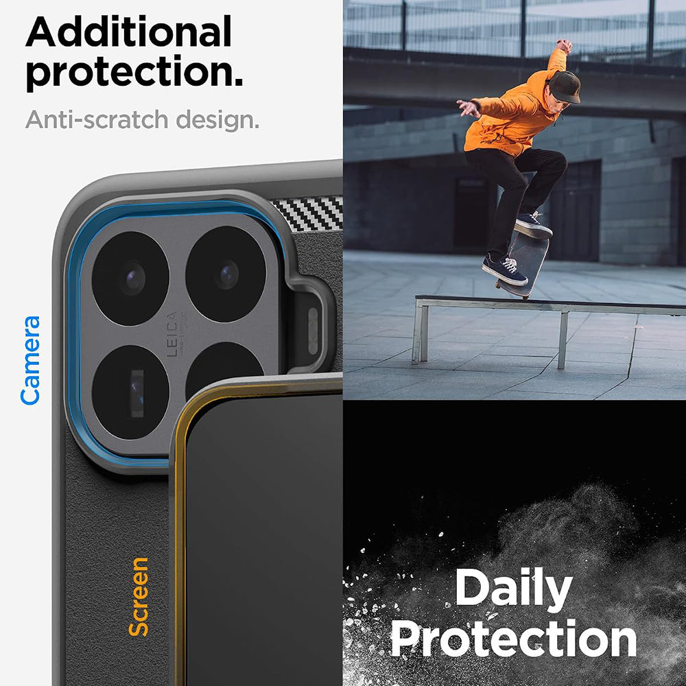 Pouzdro pro Xiaomi 17T Pro, Spigen, Rugged Armor, Černé ACS11869