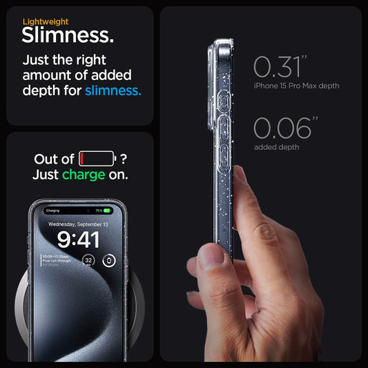 Pouzdro pro Xiaomi 17T Pro, Techsuit, SparkleSkin, Průhledné