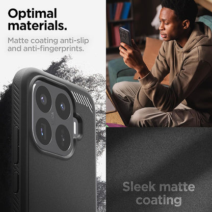 Case for Xiaomi 17T, Spigen, Rugged Armor, Black ACS11870