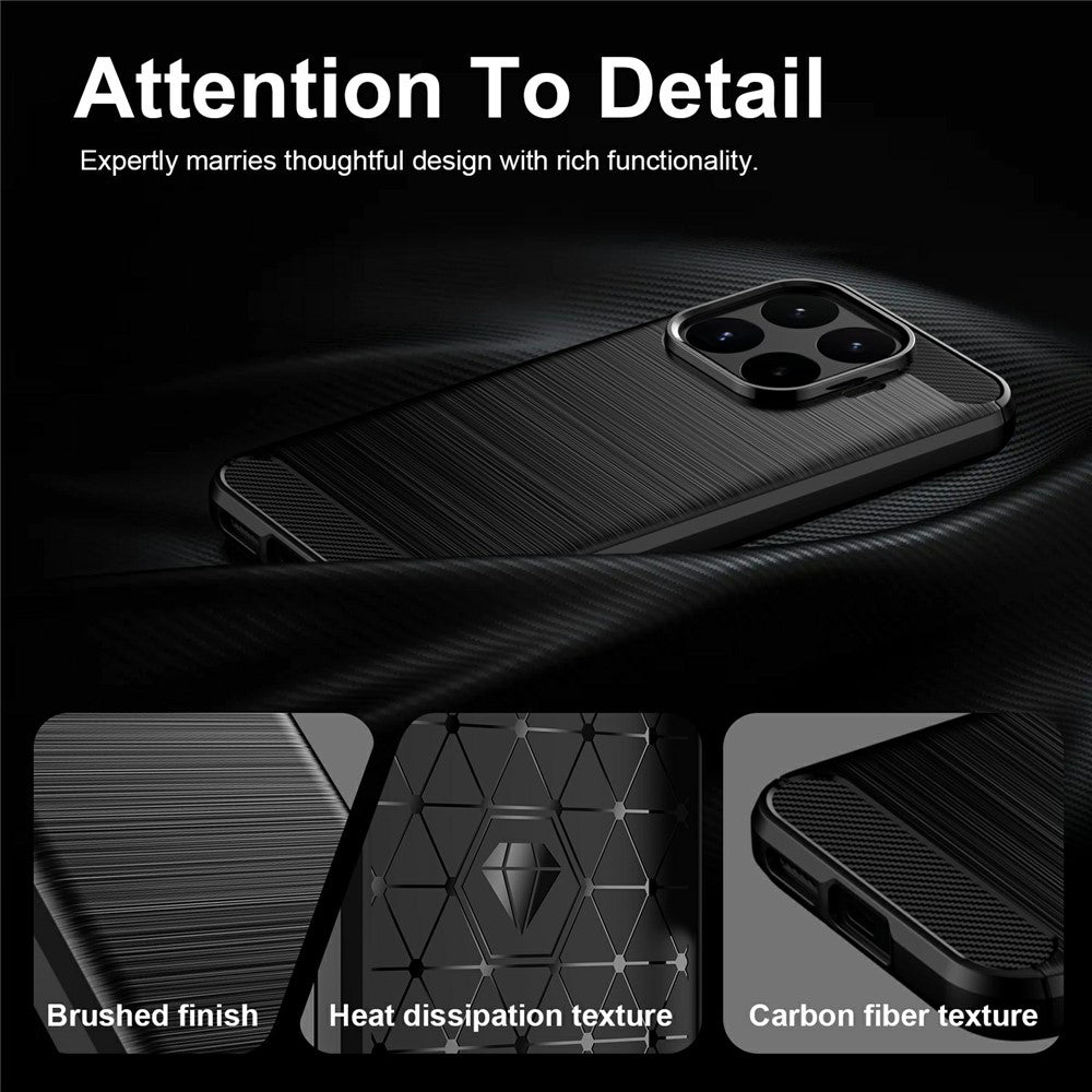 Pouzdro pro Xiaomi 17T, Techsuit, Carbon, Černé