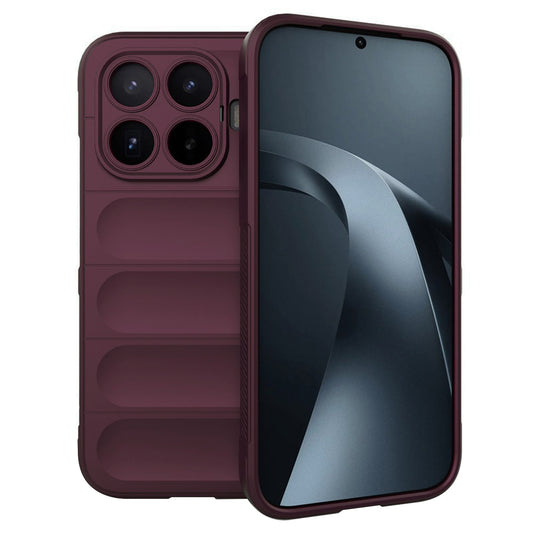Pouzdro pro Xiaomi 17T, Techsuit, Magic Shield, Tmavě červené