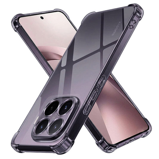 Pouzdro pro Xiaomi 17T, Techsuit, Odolné proti nárazům, Průhledné, Kouřové