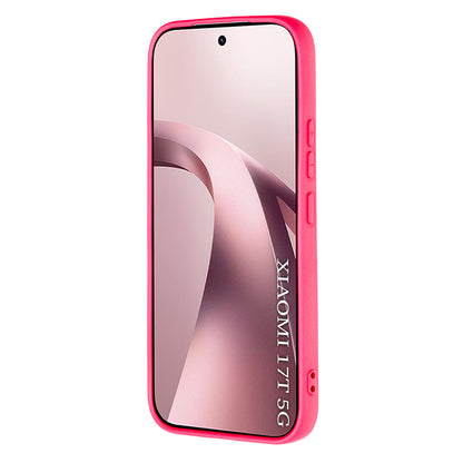 Pouzdro pro Xiaomi 17T, Techsuit, SoftFlex, Tmavě růžové