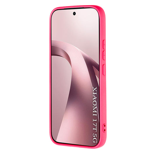 Pouzdro pro Xiaomi 17T, Techsuit, SoftFlex, Tmavě růžové