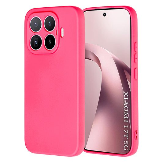 Pouzdro pro Xiaomi 17T, Techsuit, SoftFlex, Tmavě růžové