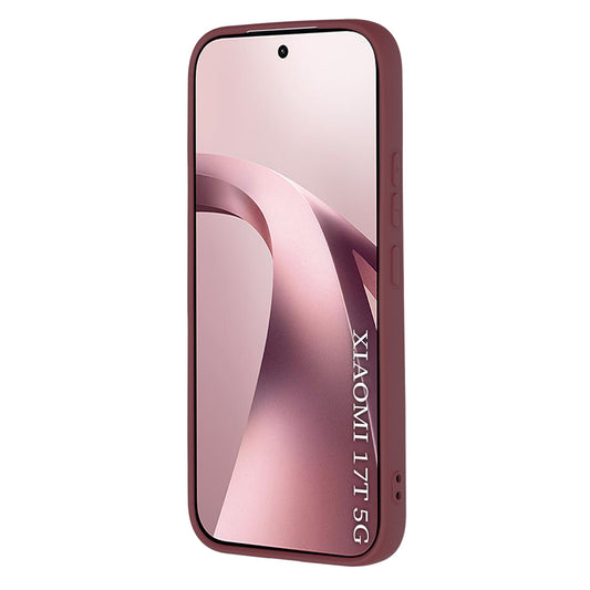 Pouzdro pro Xiaomi 17T, Techsuit, SoftFlex, Bordó