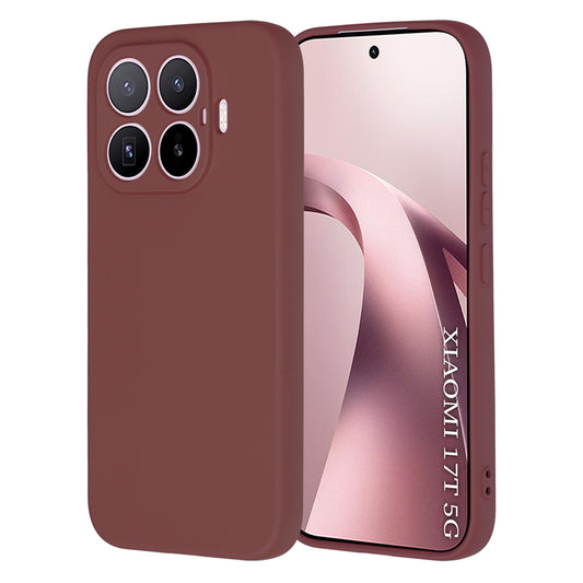 Pouzdro pro Xiaomi 17T, Techsuit, SoftFlex, Bordó