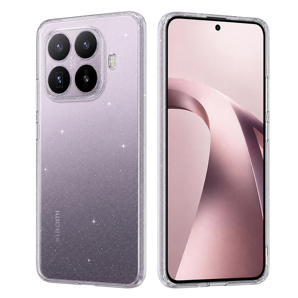 Pouzdro pro Xiaomi 17T, Techsuit, SparkleSkin, Průhledné