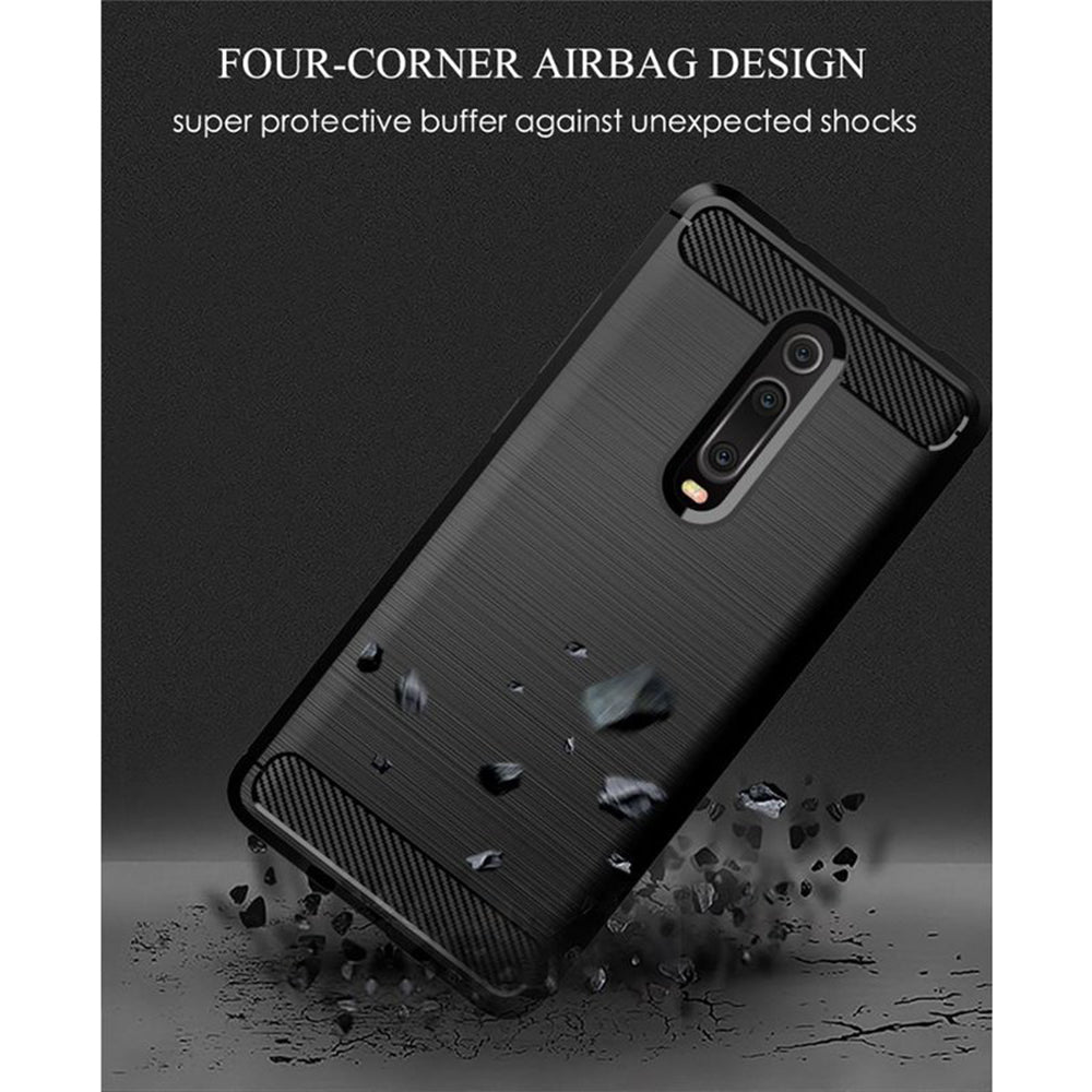 Pouzdro pro Xiaomi Mi 9T Pro / 9T / Redmi K20 Pro / K20, Techsuit, Carbon, Černé