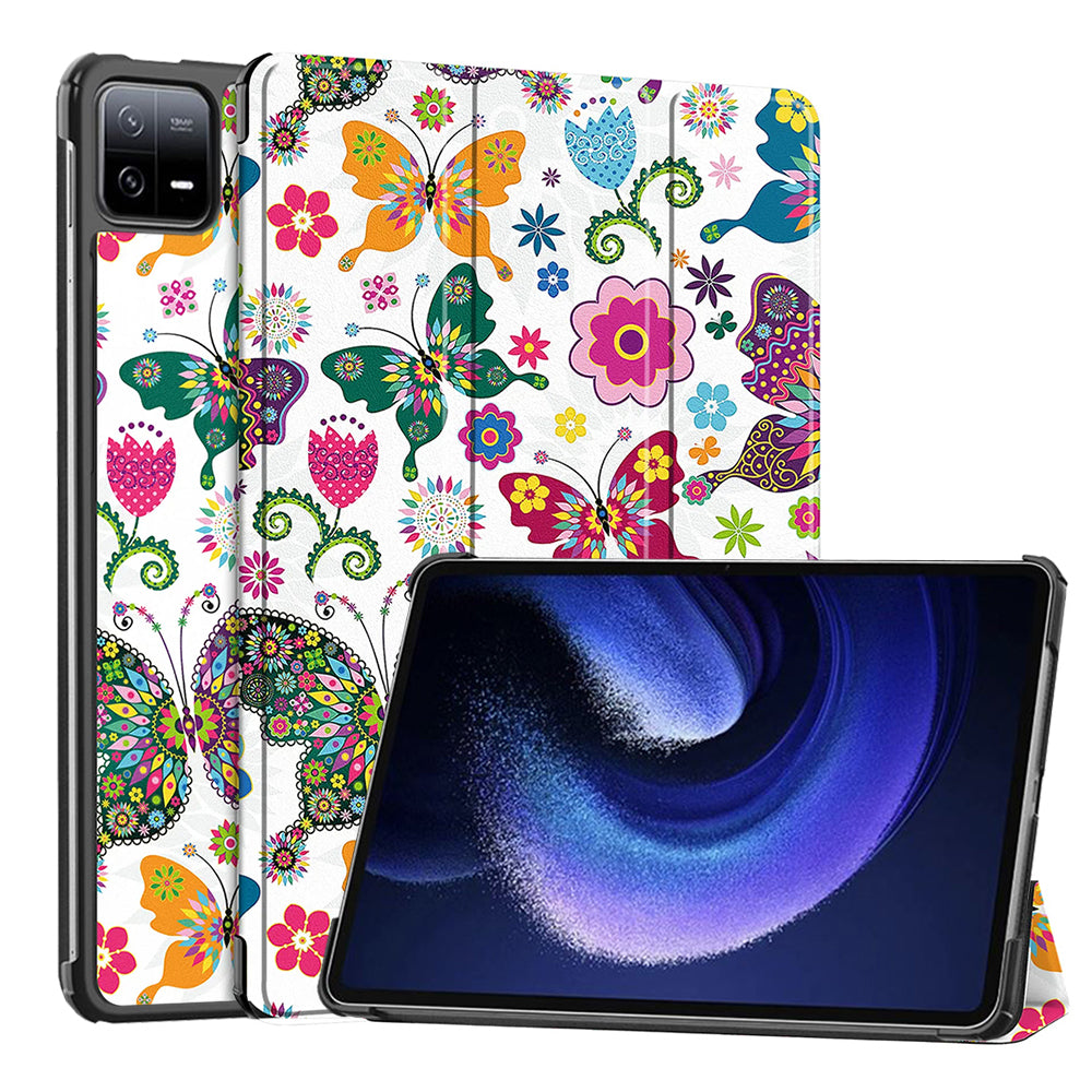 Pouzdro pro Xiaomi Pad 6 / 6 Pro, Techsuit, FoldPro Butterfly, vícebarevné