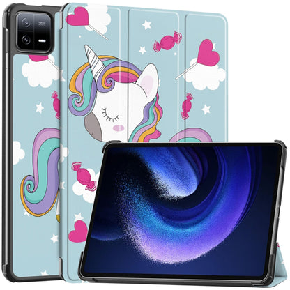 Pouzdro pro Xiaomi Pad 6 / 6 Pro, Techsuit, FoldPro Unicorn, vícebarevné