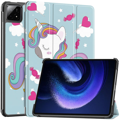 Pouzdro pro Xiaomi Pad 6S Pro 12.4, Techsuit, FoldPro Unicorn, vícebarevné