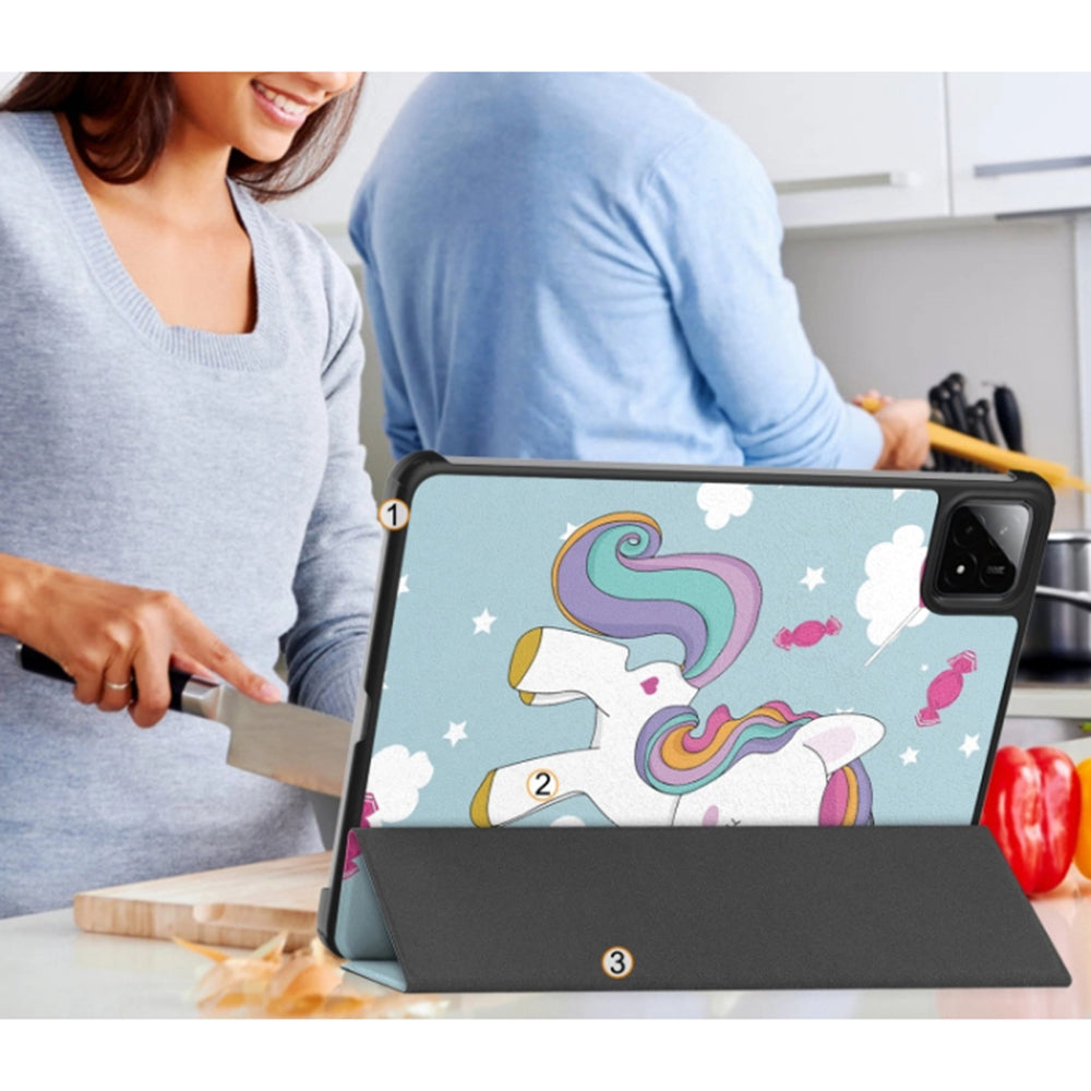 Pouzdro pro Xiaomi Pad 7 / 7 Pro, Techsuit, FoldPro Unicorn, vícebarevné