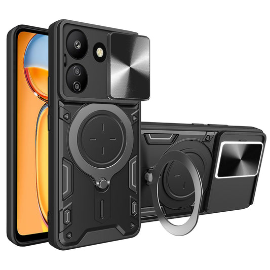 Pouzdro pro Xiaomi Poco C65 / Redmi 13C, Techsuit, CamGuard Pro, Černé