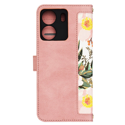 Pouzdro pro Xiaomi Poco C65 / Redmi 13C, Techsuit, FlipCraft, Růžové