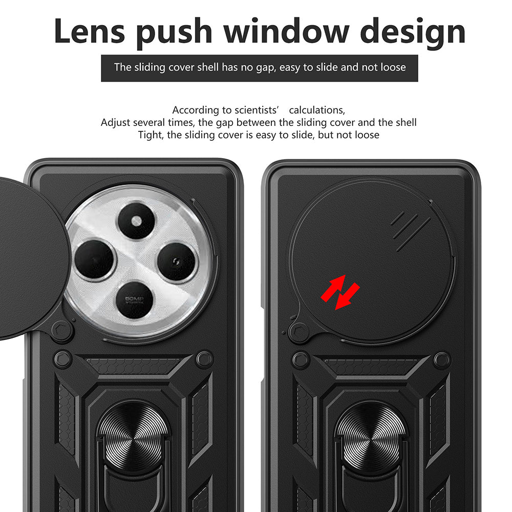 Pouzdro pro Xiaomi Poco C75 / Redmi 14C, Techsuit, CamShield, Modré