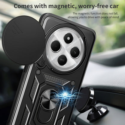 Pouzdro pro Xiaomi Poco C75 / Redmi 14C, Techsuit, CamShield, Modré