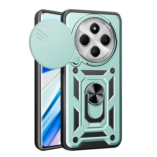 Pouzdro pro Xiaomi Poco C75 / Redmi 14C, Techsuit, CamShield, Zelené