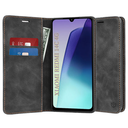 Pouzdro pro Xiaomi Poco C75 / Redmi 14C, Techsuit, Confy, Černé