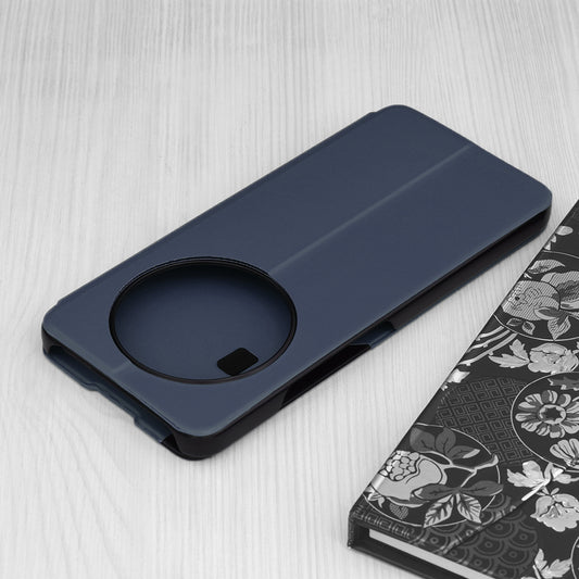 Pouzdro pro Xiaomi Poco C75 / Redmi 14C, Techsuit, eFold, Tmavě modrá