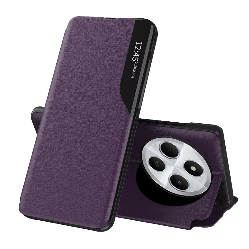 Pouzdro pro Xiaomi Poco C75 / Redmi 14C, Techsuit, eFold, fialové