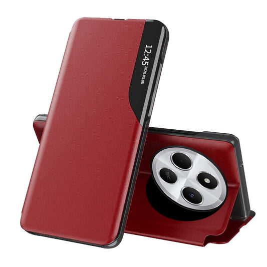 Pouzdro pro Xiaomi Poco C75 / Redmi 14C, Techsuit, eFold, červené