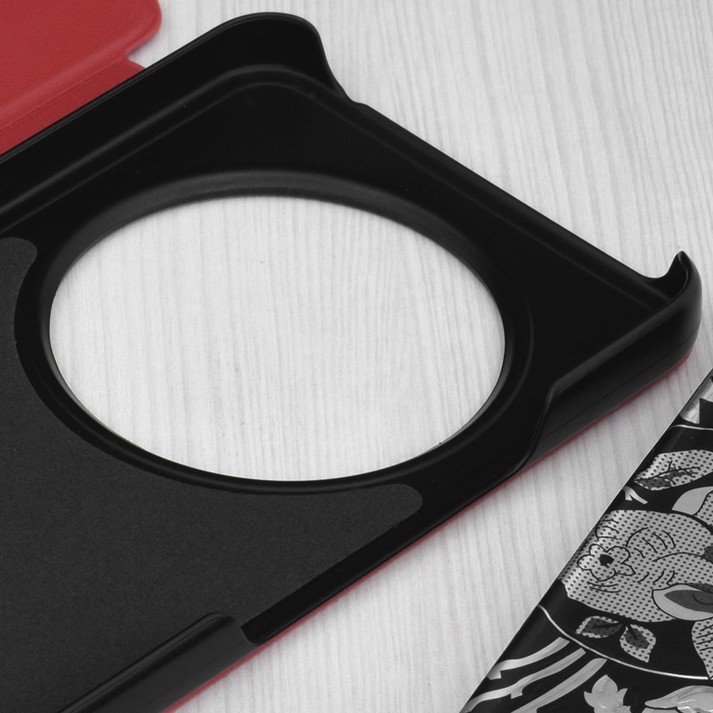 Pouzdro pro Xiaomi Poco C75 / Redmi 14C, Techsuit, eFold, červené