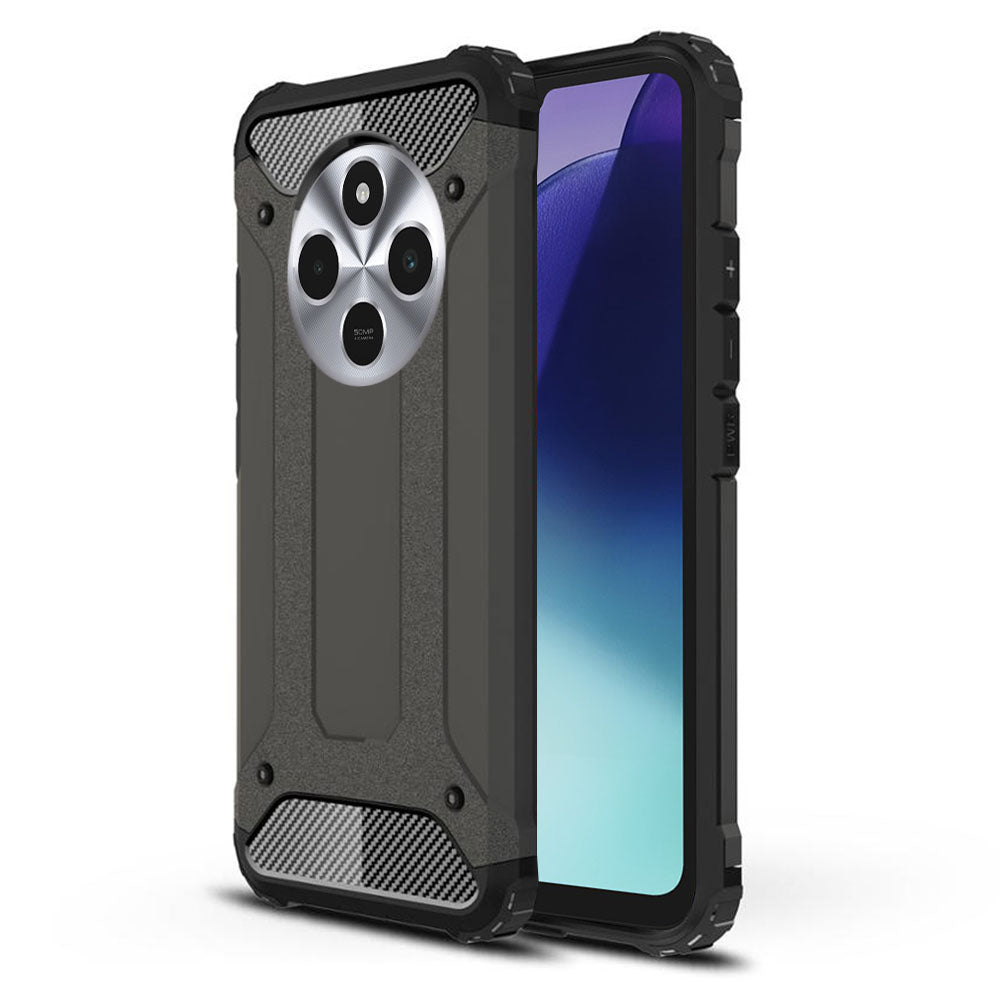 Pouzdro pro Xiaomi Poco C75 / Redmi 14C, Techsuit, Hybrid Armor, Černé