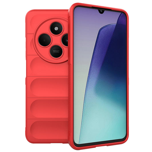 Pouzdro pro Xiaomi Poco C75 / Redmi 14C, Techsuit, Magic Shield, červené