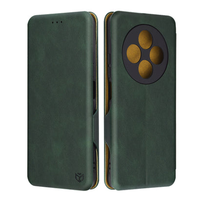 Pouzdro pro Xiaomi Poco C75 / Redmi 14C, Techsuit, Safe Wallet Plus, Zelená.