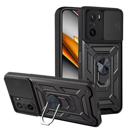 Pouzdro pro Xiaomi Poco F3 / Mi 11i, Techsuit, CamShield, Černé