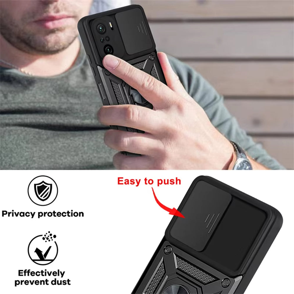 Pouzdro pro Xiaomi Poco F3 / Mi 11i, Techsuit, CamShield, Černé