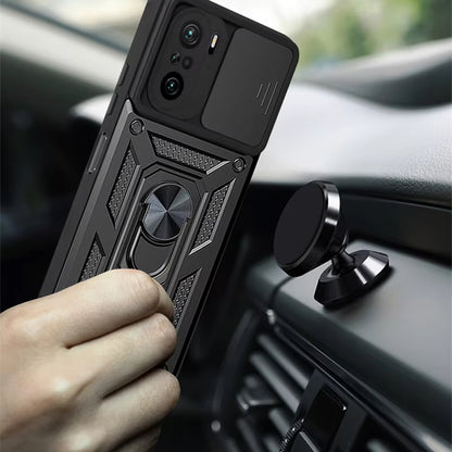 Pouzdro pro Xiaomi Poco F3 / Mi 11i, Techsuit, CamShield, Černé