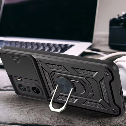 Pouzdro pro Xiaomi Poco F3 / Mi 11i, Techsuit, CamShield, Černé