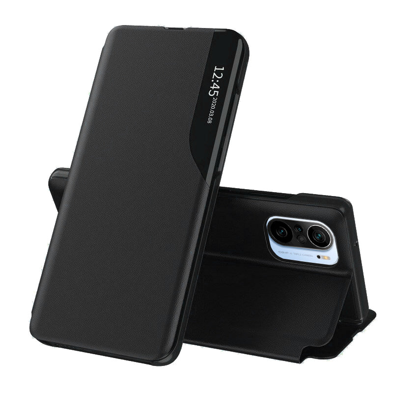 Pouzdro pro Xiaomi Poco F3 / Mi 11i, Techsuit, eFold, Černé