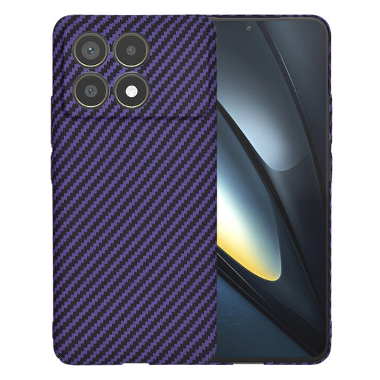 Pouzdro pro Xiaomi Poco F6 Pro, Techsuit, Carbonite FiberShell, Fialové
