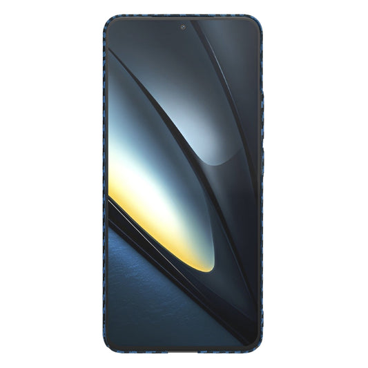 Pouzdro pro Xiaomi Poco F6 Pro, Techsuit, Carbonite FiberShell, Tyrkysové
