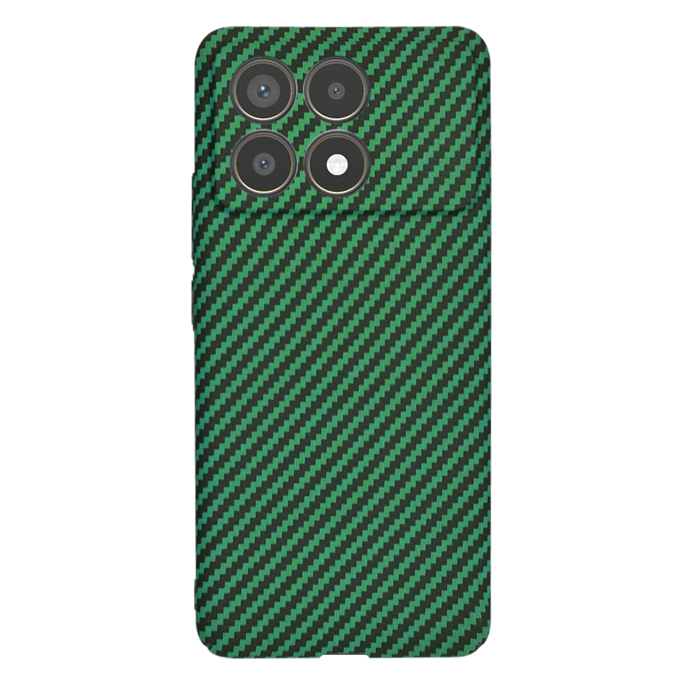Pouzdro pro Xiaomi Poco F6 Pro, Techsuit, Carbonite FiberShell, Zelené