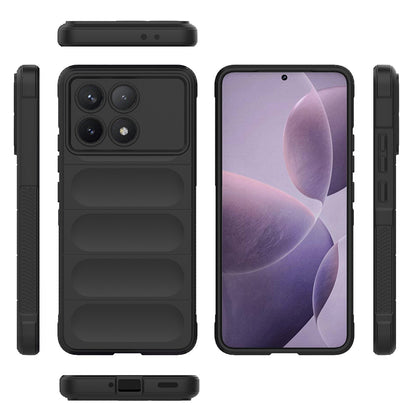 Pouzdro pro Xiaomi Poco F6 Pro, Techsuit, Magic Shield, červené