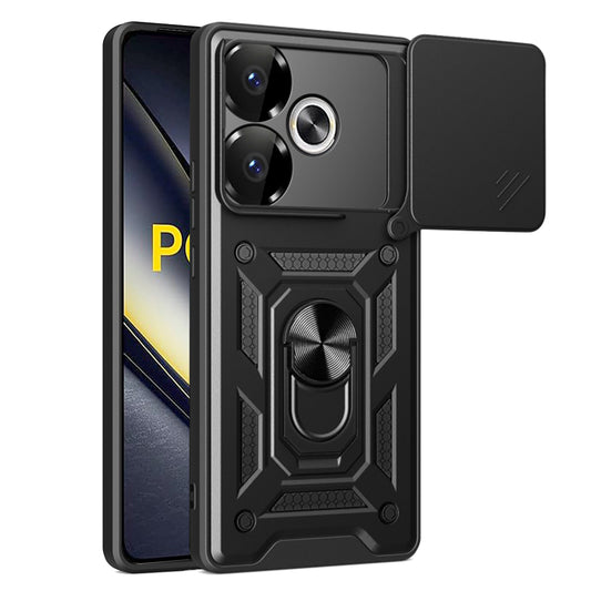 Pouzdro pro Xiaomi Poco F6, Techsuit, CamShield, Černé