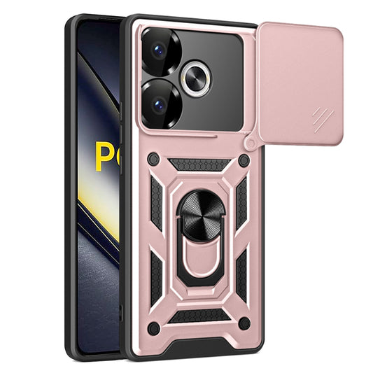 Pouzdro pro Xiaomi Poco F6, Techsuit, CamShield, Růžové