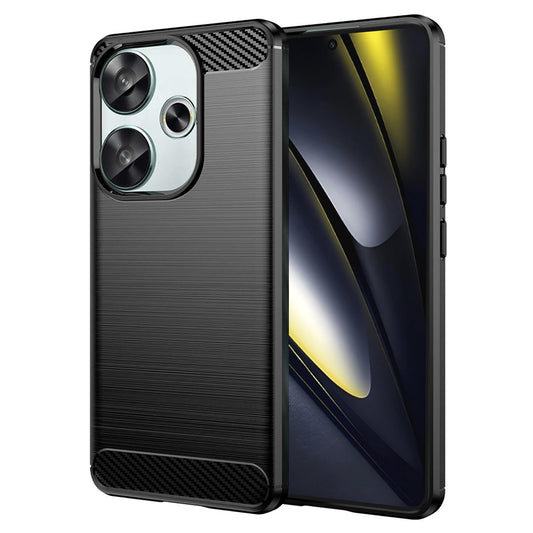 Pouzdro pro Xiaomi Poco F6, Techsuit, Carbon, Černá